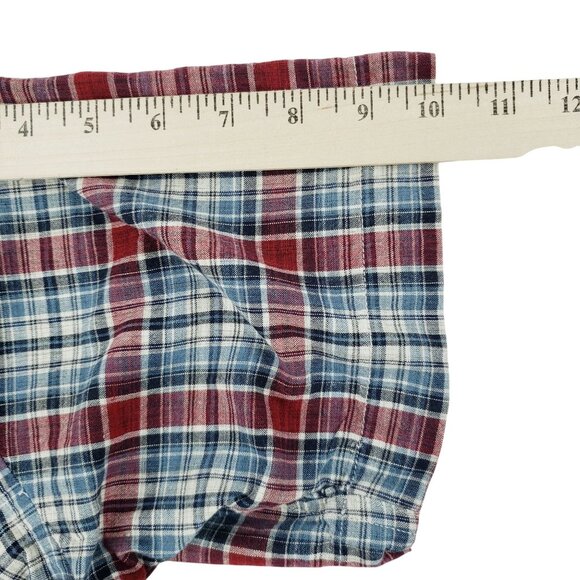 Pendleton Seaside Shirt Plaid Shirt Men Large Short Sleeve Button Up Multicolor - Picture 8 of 8